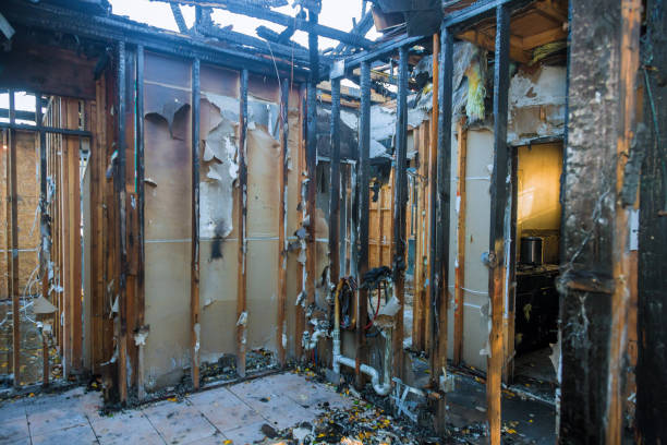 Professional Fire Damage Removal technician working in Elkins, WV